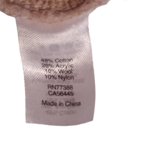 J Crew cowl neck beige knit top sweatshirt sz XS - Picture 8 of 11